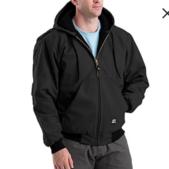 Berne Heritage Mens Hooded Heavyweight Work Jacket